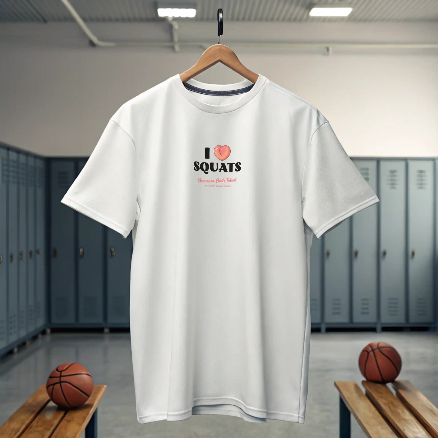 Camiseta oversize mujer I LOVE SQUATS en Underrated.es