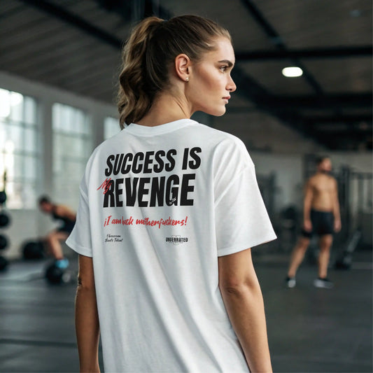Camiseta oversize mujer SUCCESS IS MY REVENGE