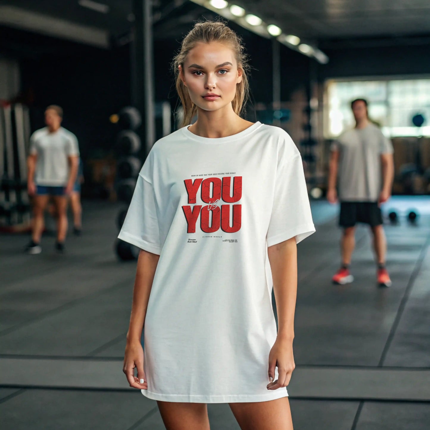 Camiseta oversize mujer YOU vs YOU EN UNDERRATED.ES
