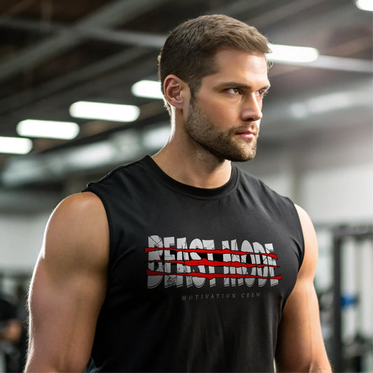 Camiseta sin mangas BEAST MODE en underrated.es
