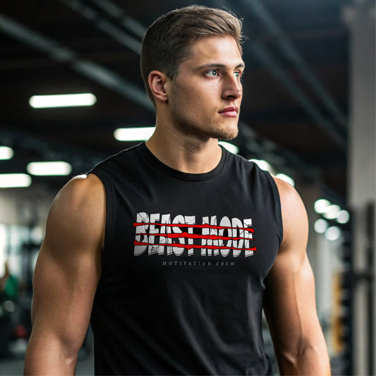 Camiseta sin mangas BEAST MODE en underrated.es
