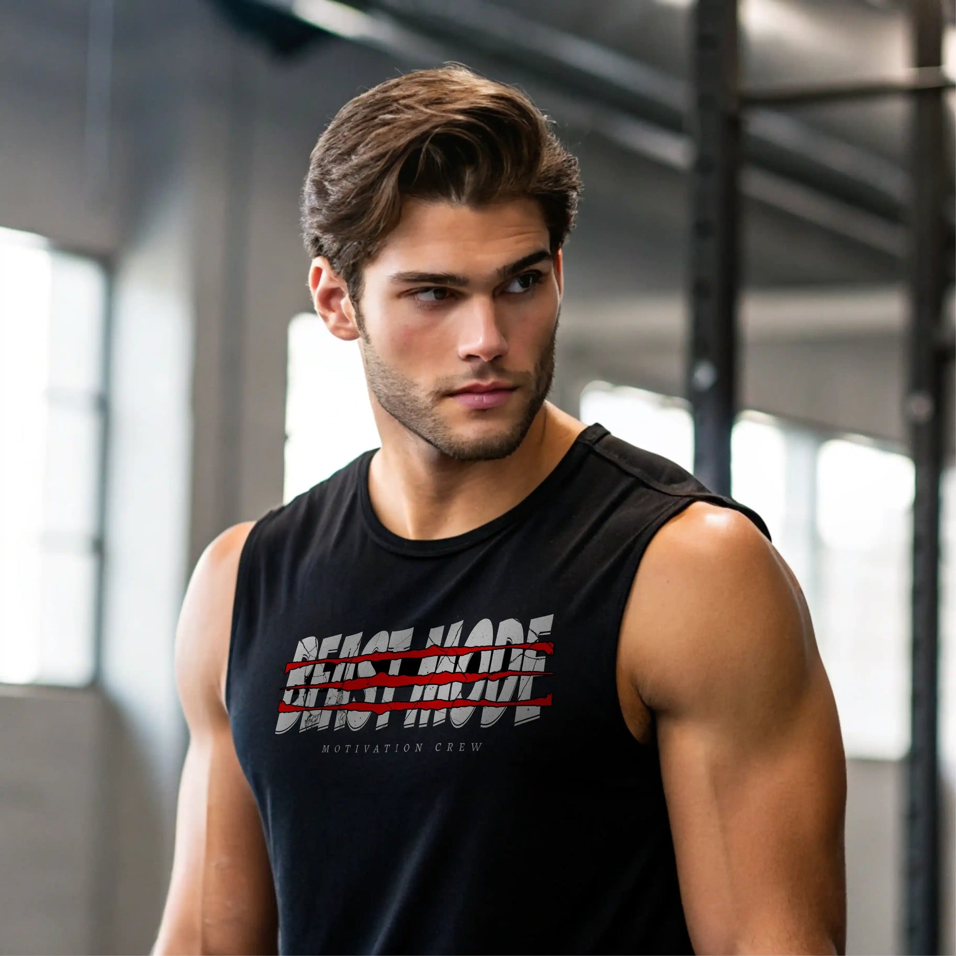 Camiseta sin mangas BEAST MODE en underrated.es