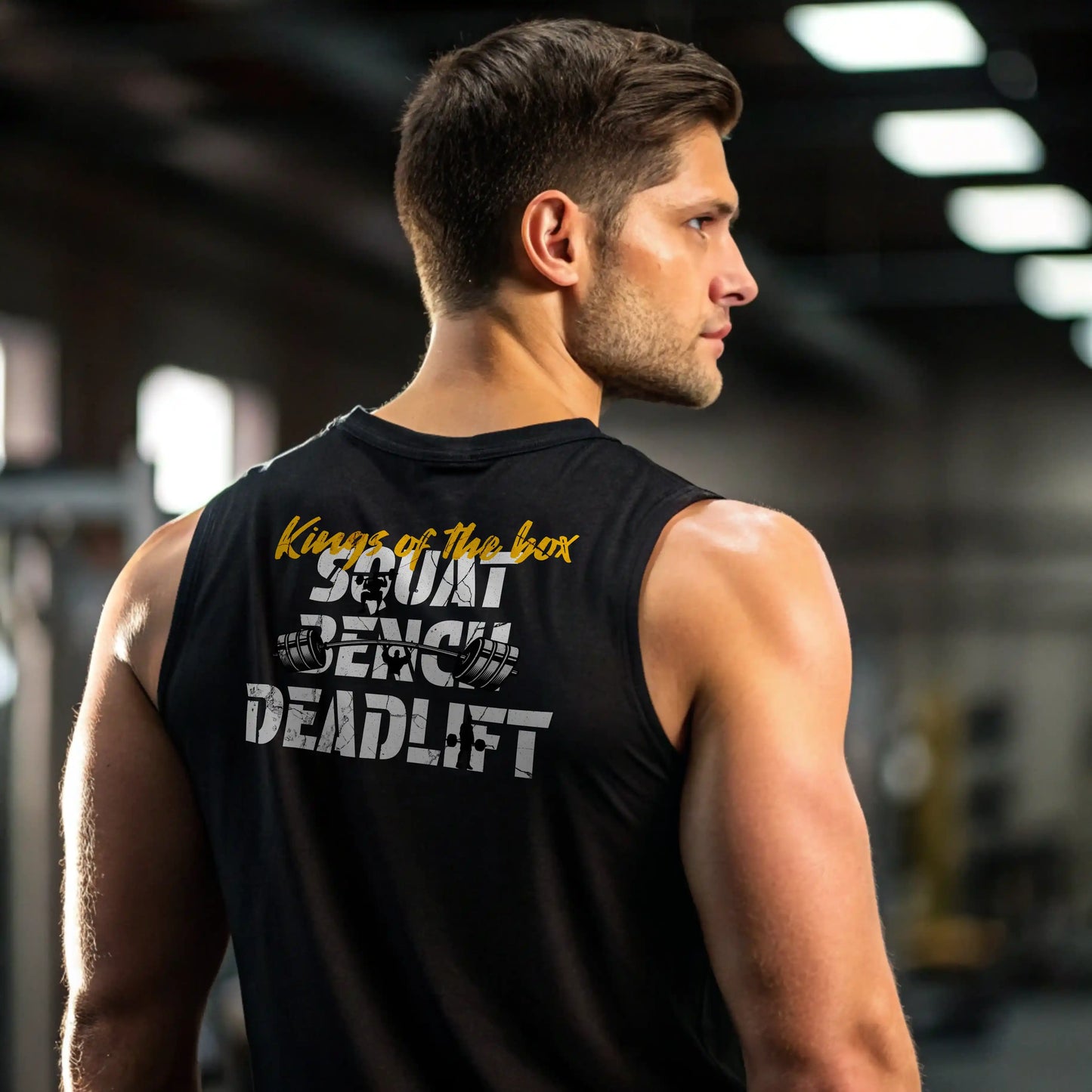 Camiseta sin mangas KING OF THE BOX en underrated.es