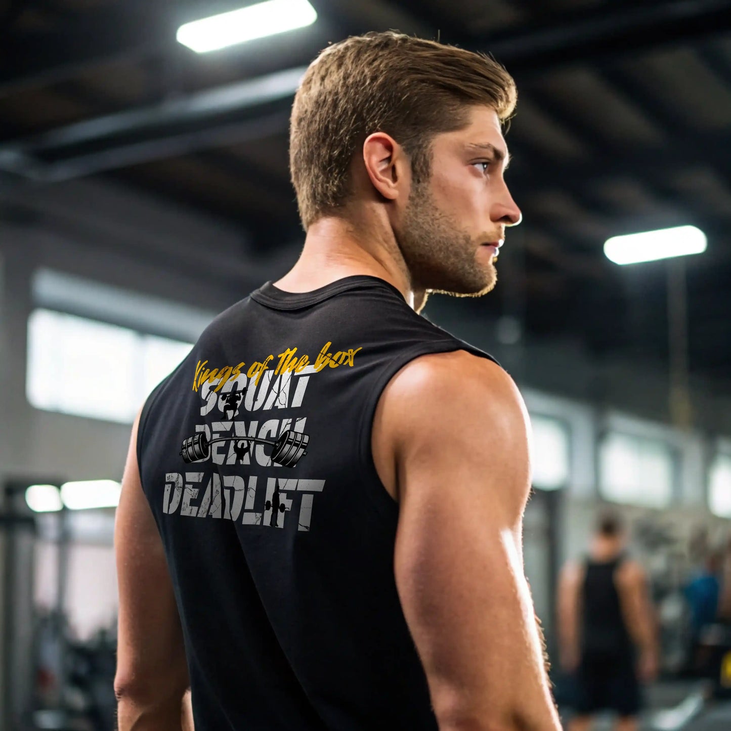 Camiseta sin mangas KING OF THE BOX en underrated.es