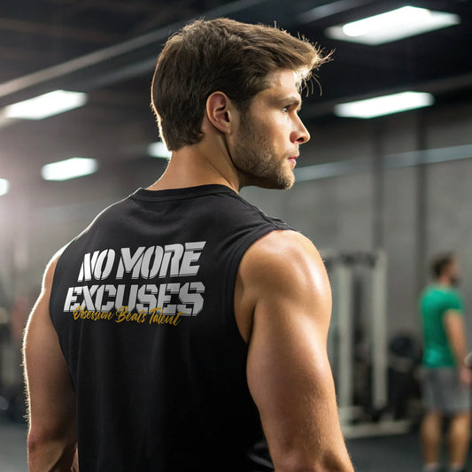 Camiseta sin mangas NO MORE EXCUSES EN UNDERRATED.ES