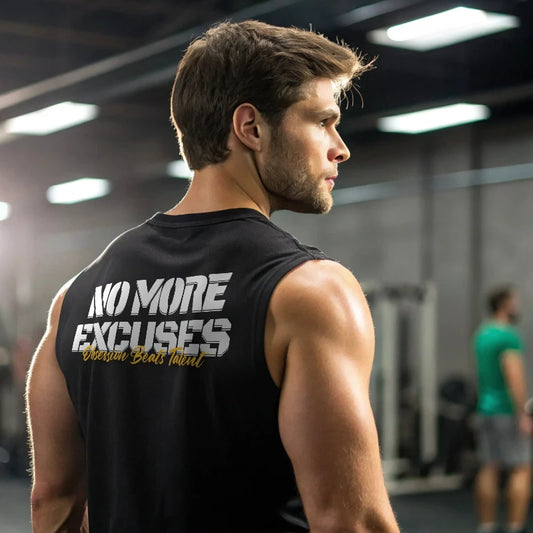 Camiseta sin mangas NO MORE EXCUSES EN UNDERRATED.ES