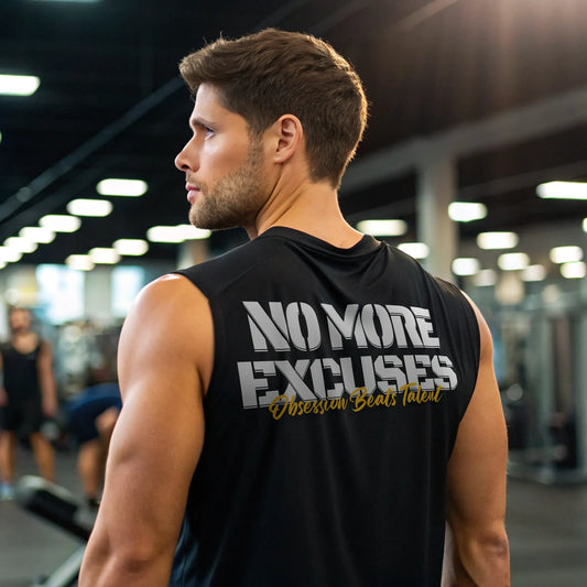 Camiseta sin mangas NO MORE EXCUSES EN UNDERRATED.ES