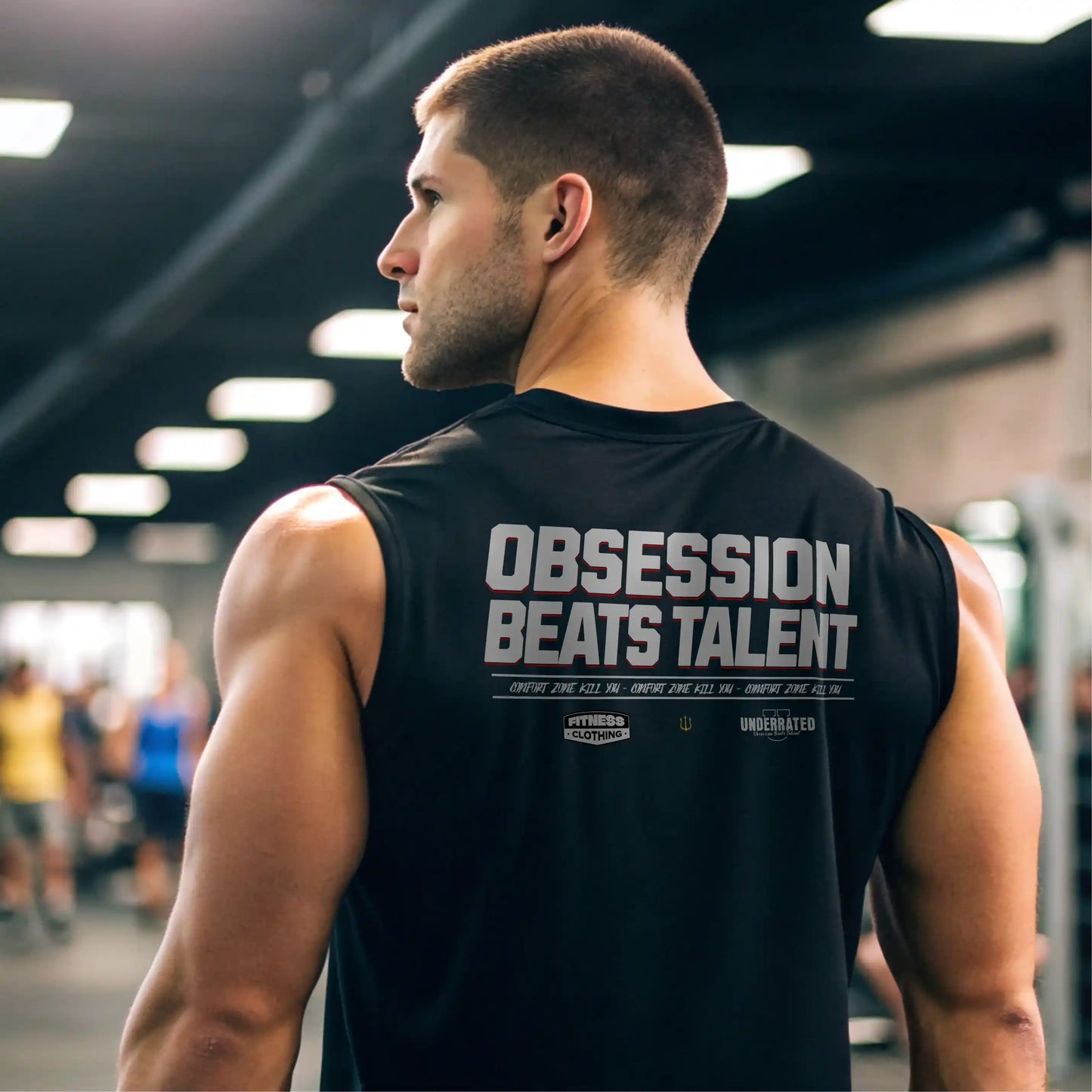Camiseta sin mangas OBSESSION BEATS TALENT EN UNDERRATED.ES