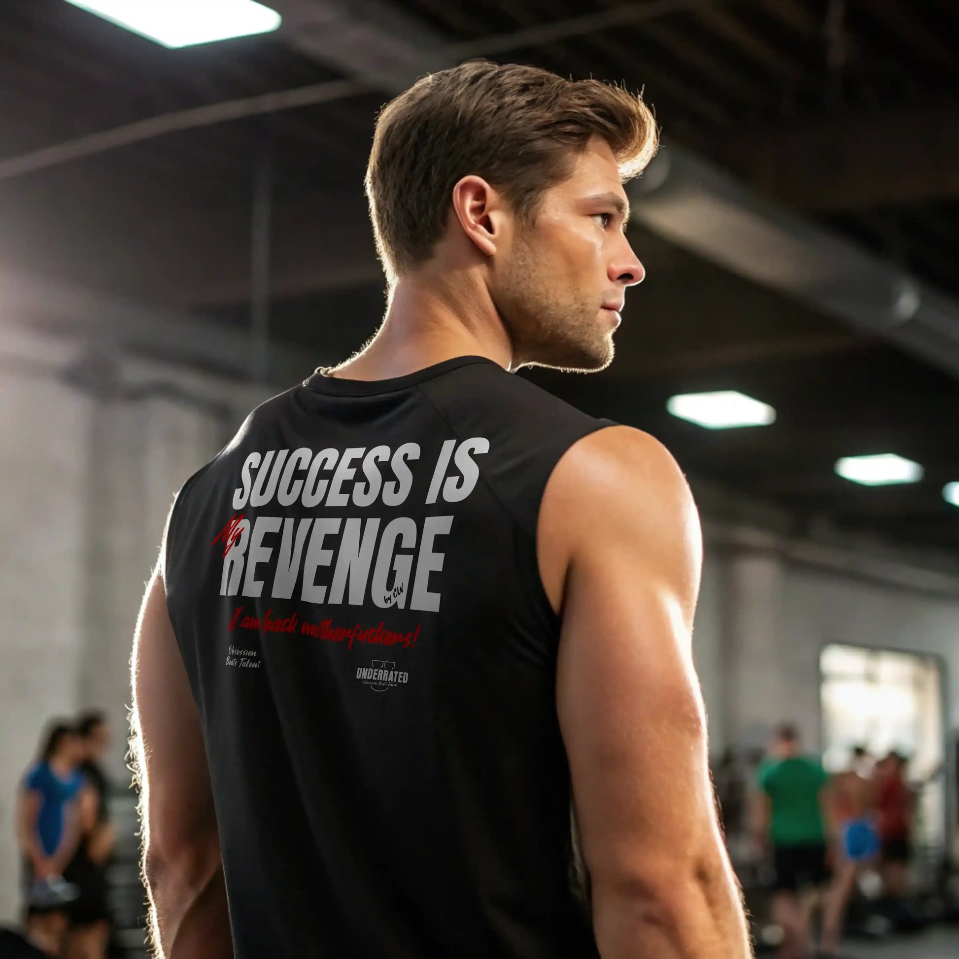 Camiseta sin mangas Success is my revenge en underrated.es