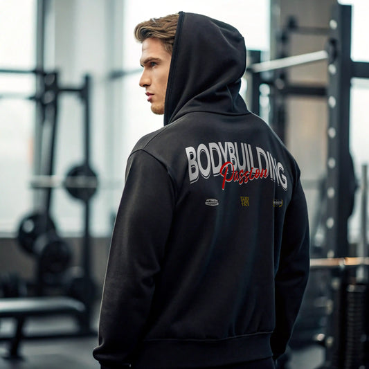 Sudadera gym BODYBUILDING PASSION en underrated.es