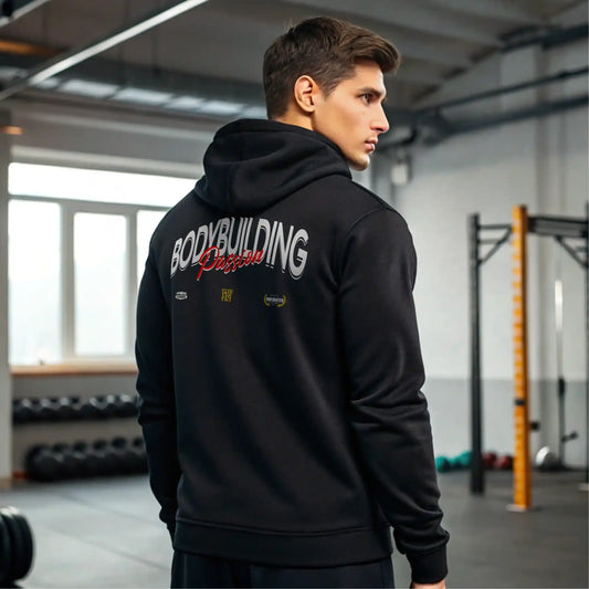 Sudadera gym BODYBUILDING PASSION en underrated.es