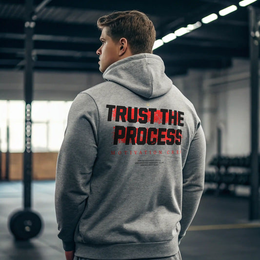 Sudadera gym TRUST THE PROCESS en Underrated.es
