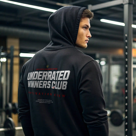 Sudadera gym UNDERRATED WINNERS CLUB BLACK en Underrated.es