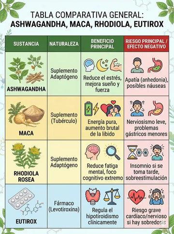 Ashwagandha: Beneficios, riesgos y cómo tomarla (2026)