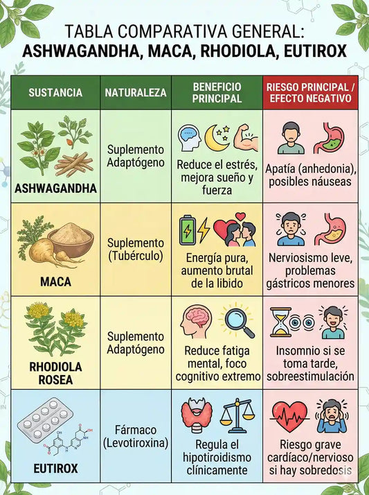 Ashwagandha: Beneficios, riesgos y cómo tomarla (2026)