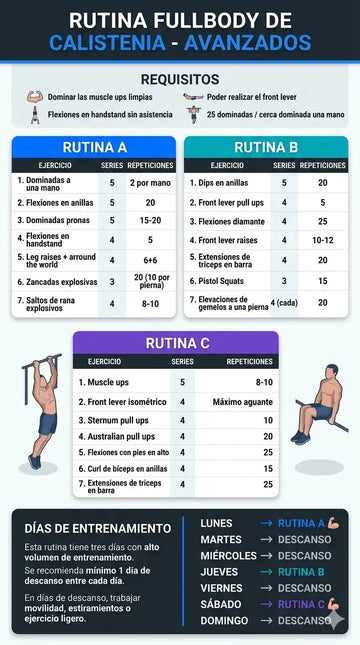 Calistenia en casa rutinas pdf y guía definitiva [2026]