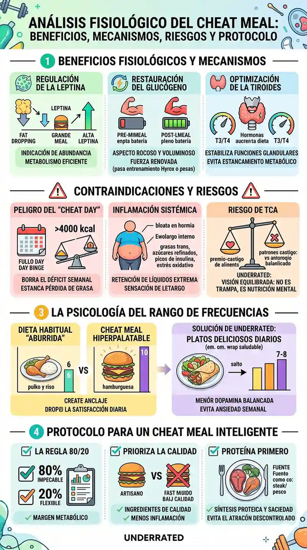 Cheat meal: Guía 2026 de la comida trampa