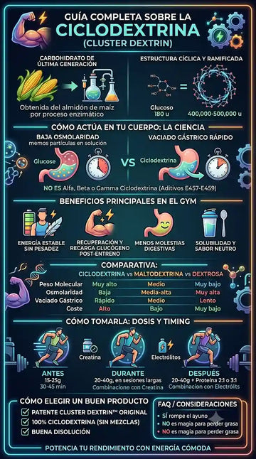 Ciclodextrina qué es y para qué sirve en gym