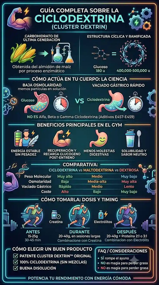 Ciclodextrina qué es y para qué sirve en gym