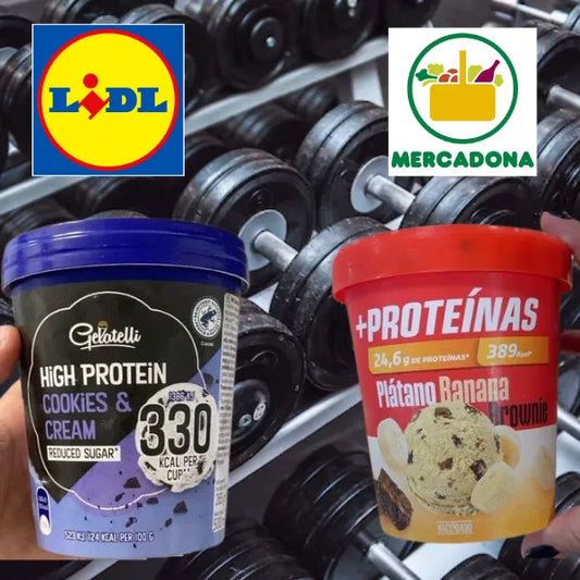 Los mejores helados de proteína de mercadona y lidl (2025)
