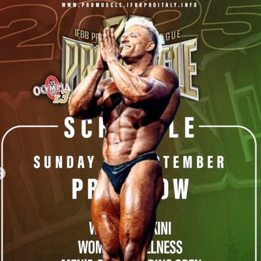 PROMUSCLE ITALIA 2025 ganadores y horario (actualizado)