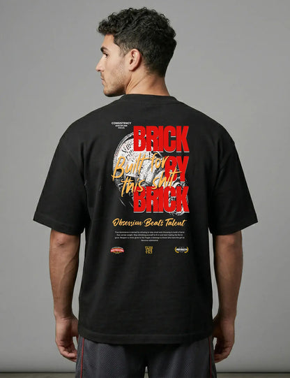 CAMISETA OVERSIZE GYM BRICK BY BRICK UNDERRATED