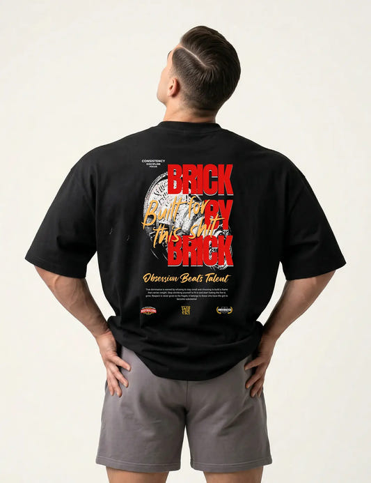 CAMISETA OVERSIZE GYM BRICK BY BRICK