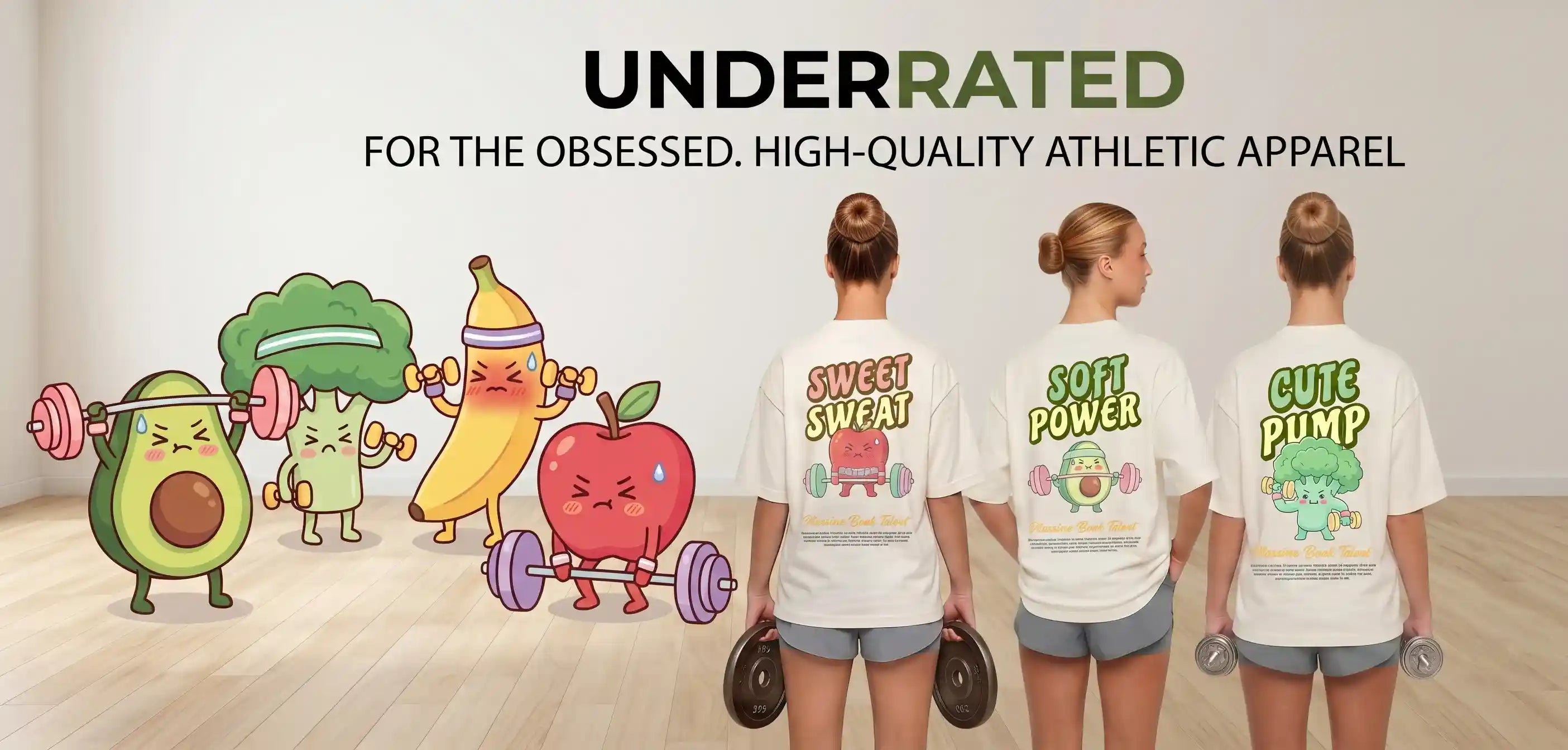 Banner nueva coleccion FRUIT PASION para mujeres, camisetas oversize