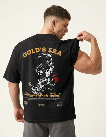 Camiseta oversize gym GOLD'S ERA de Underrated