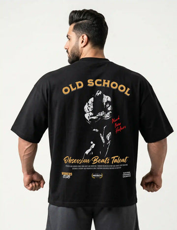 Camiseta oversize gym OLD SCHOOL de Underrated