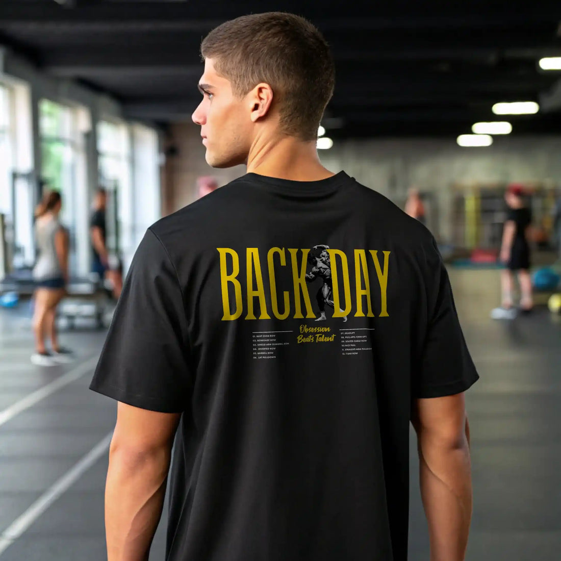 BACK DAY CAMISETA OVERSIZE GYM