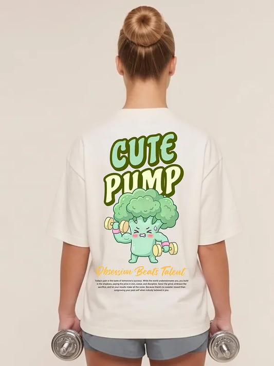 Camiseta oversize para mujer BROCOLI FIT
