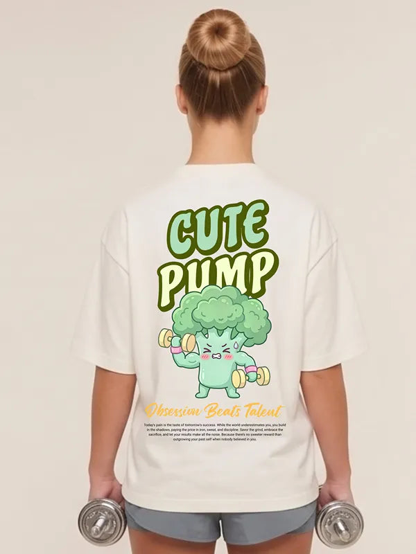 Camiseta oversize para mujer BROCOLI FIT