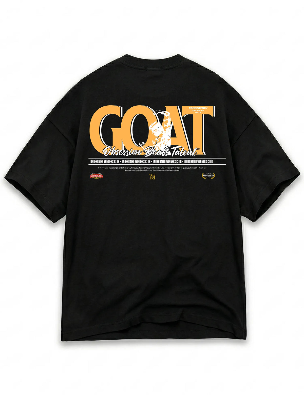 CAMISETA OVERSIZE GYM GOAT