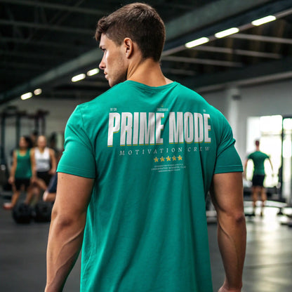 CAMISETA OVERSIZE GYM HOMBRE PRIME MODE EN UNDERRATED.ES