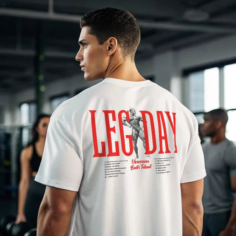 CAMISETA OVERSIZE LEG DAY EN UNDERRATED.ES