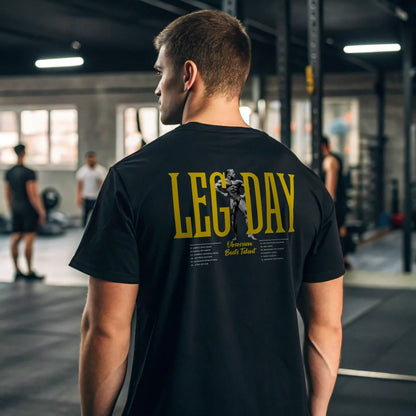 CAMISETA OVERSIZE LEG DAY EN UNDERRATED.ES