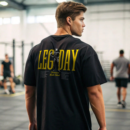 CAMISETA OVERSIZE LEG DAY EN UNDERRATED.ES