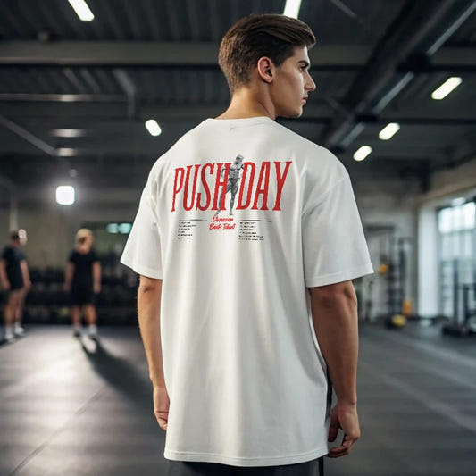 CAMISETA OVERSIZE PUSH DAY EN UNDERRATED.ES
