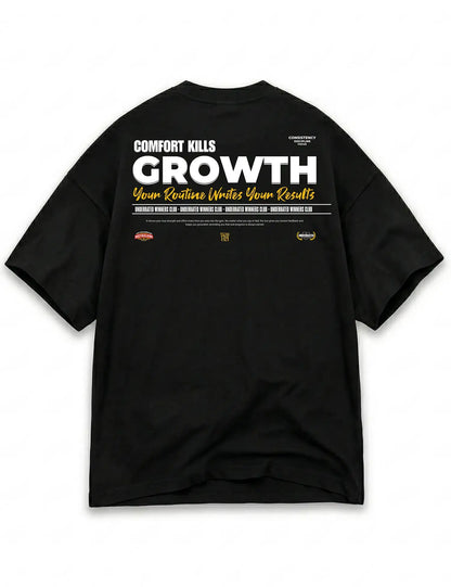 CAMISETA OVERSIZE GYM COMFORT KILLS GROWTH UNDERRATED