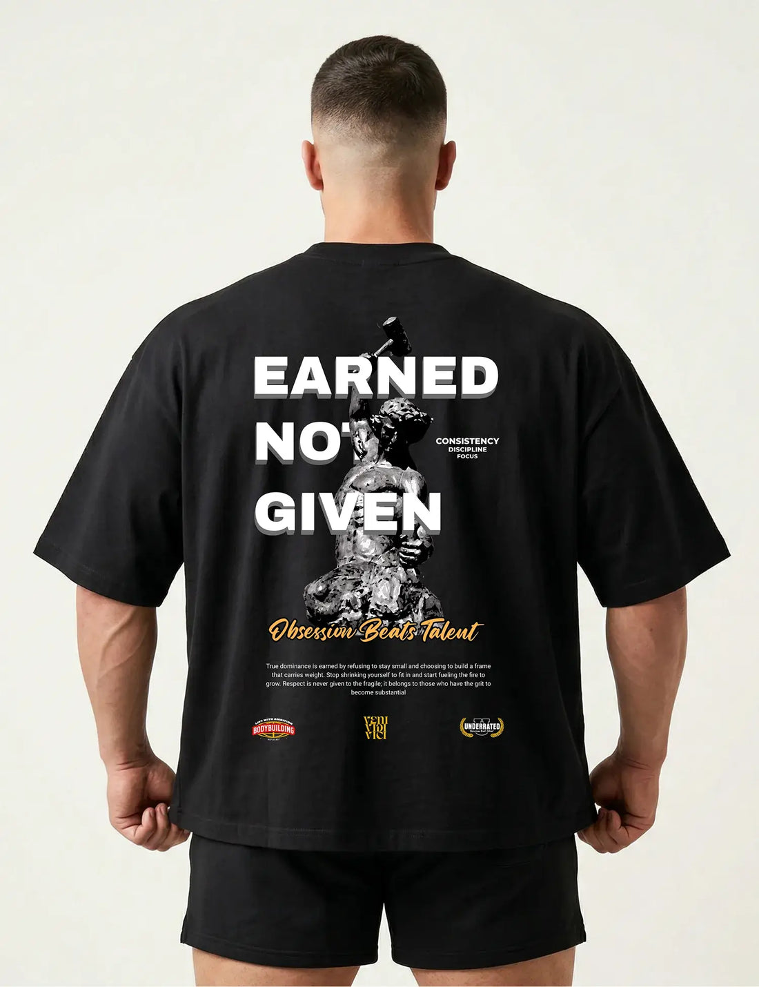 EARNED NOT GIVEN OVERSIZE GYM