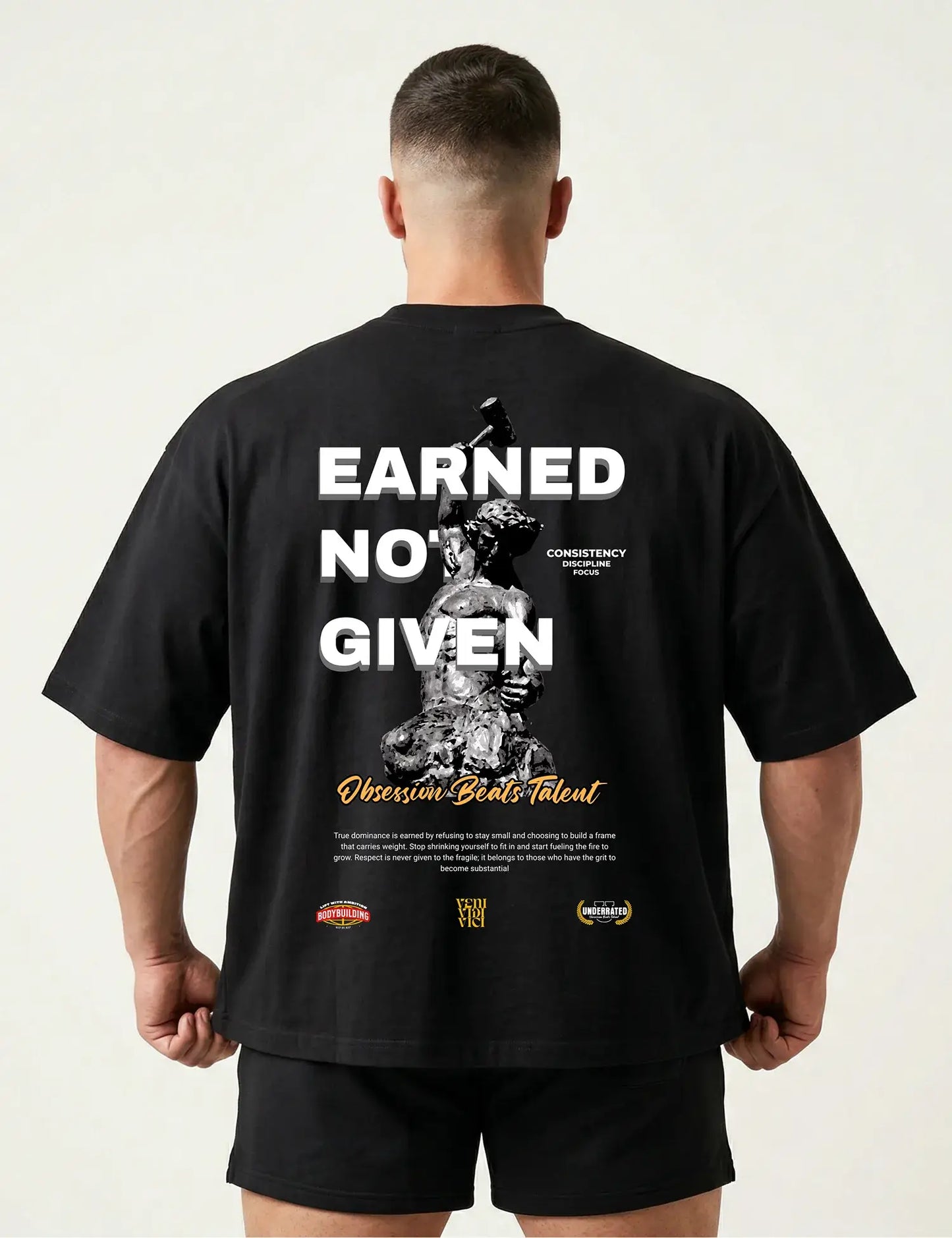 EARNED NOT GIVEN OVERSIZE GYM