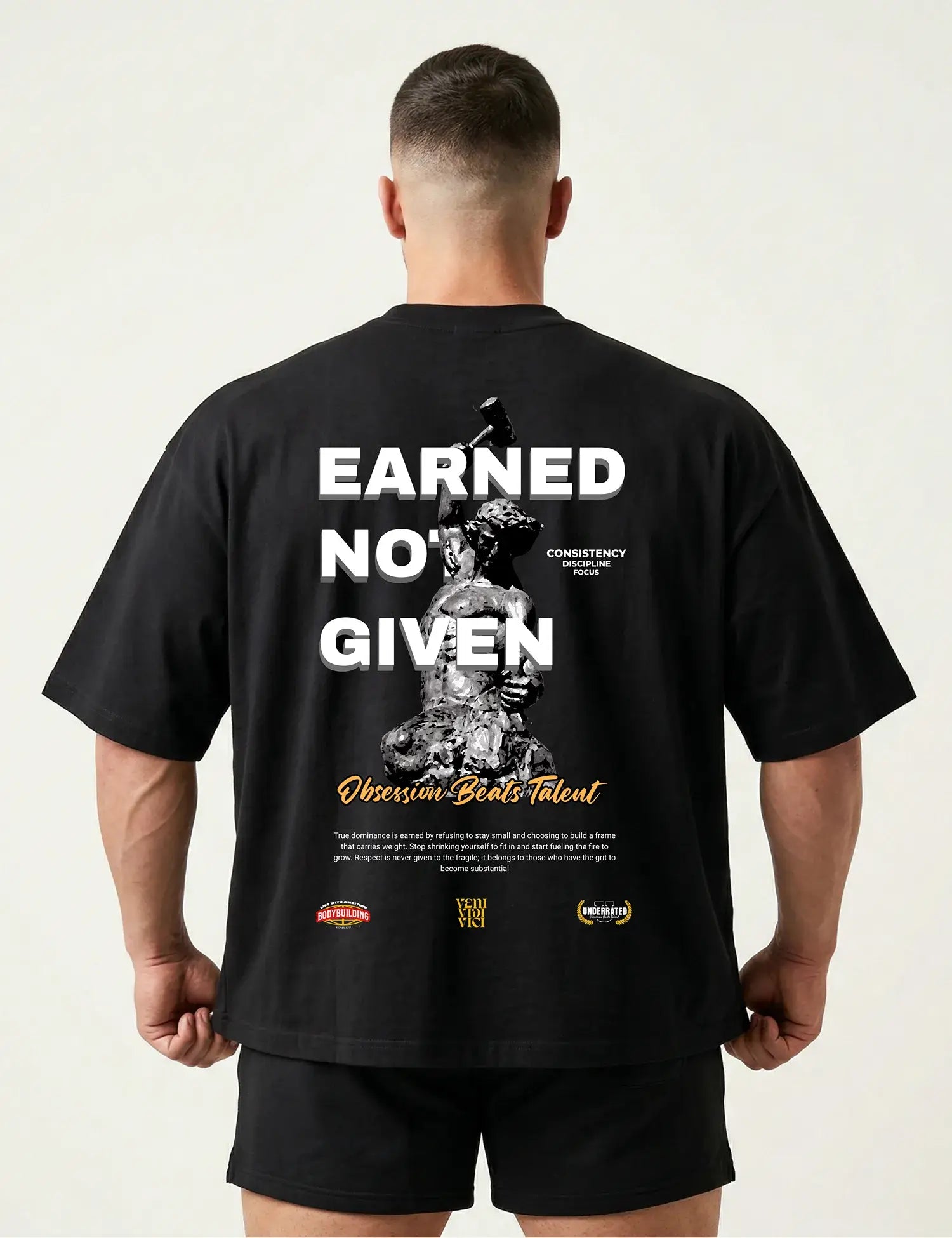 EARNED NOT GIVEN OVERSIZE GYM