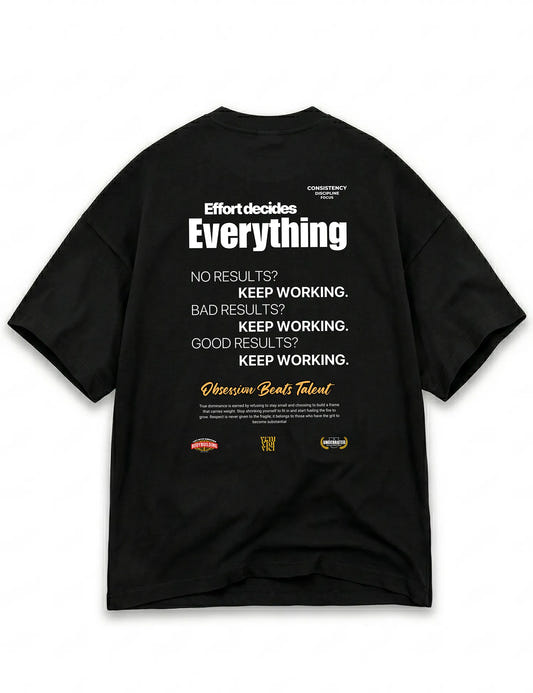 CAMISETA OVERSIZE GYM KEEP WORKING UNDERRATED