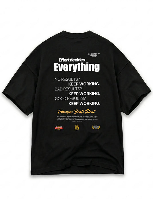 CAMISETA OVERSIZE GYM KEEP WORKING UNDERRATED