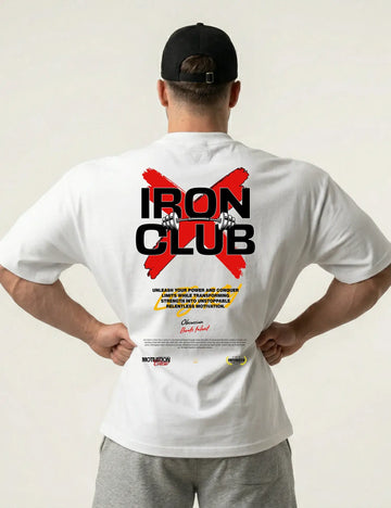 CAMISETA OVERSIZE GYM IRON CLUB