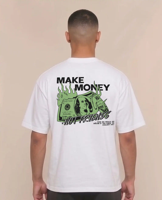 camiseta oversize MAKE MONEY NOT FRIENDS