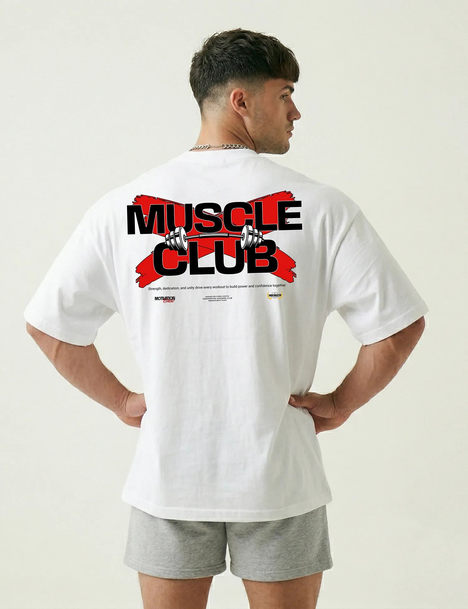 CAMISETA OVERSIZE GYM MUSCLE CLUB