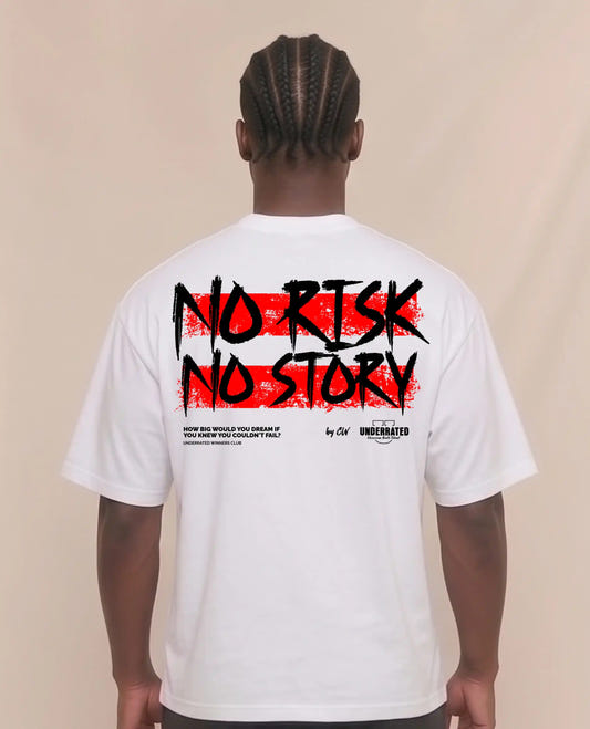 CAMISETA OVERSIZE GYM NO RISK NO STORY