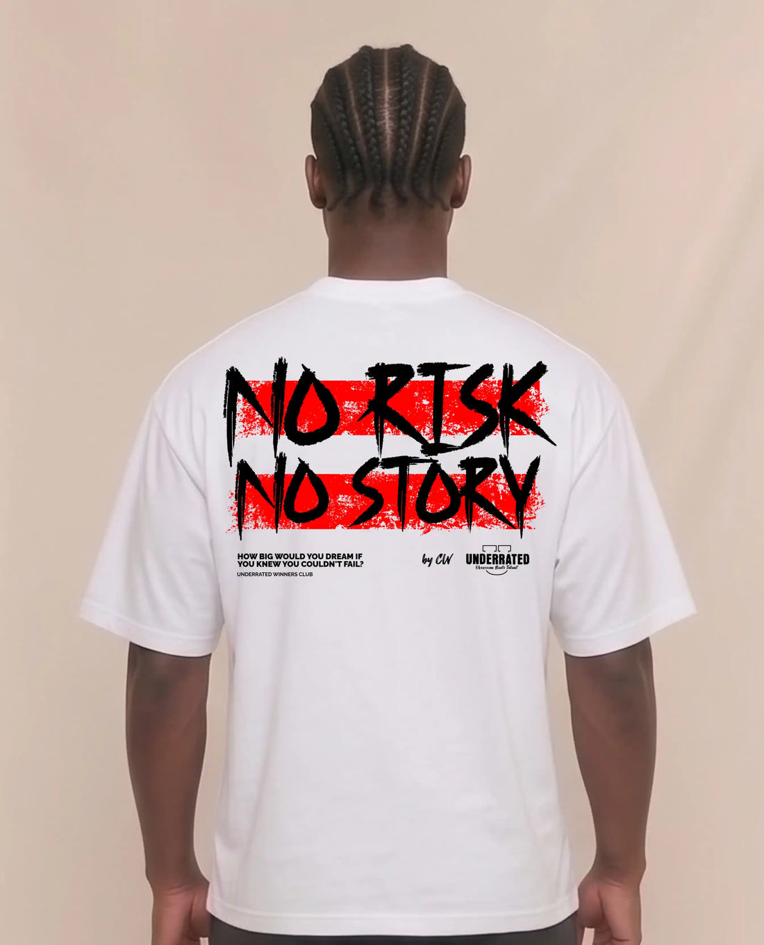CAMISETA OVERSIZE GYM NO RISK NO STORY